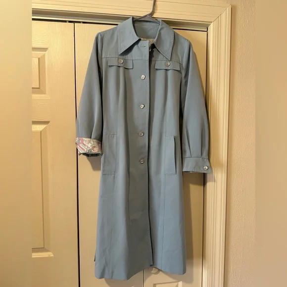 Jackets Coats Forecaster Of Boston Trench Coat Powder Blue